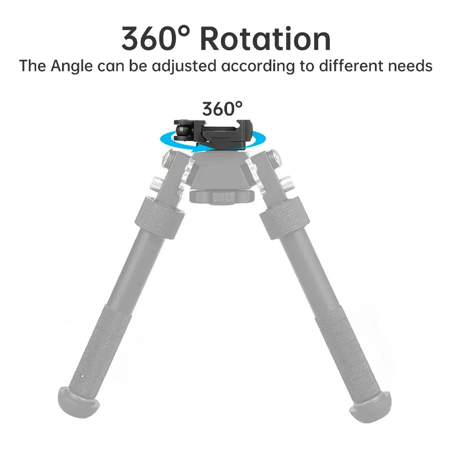 Bipode Con Grip Aluminio