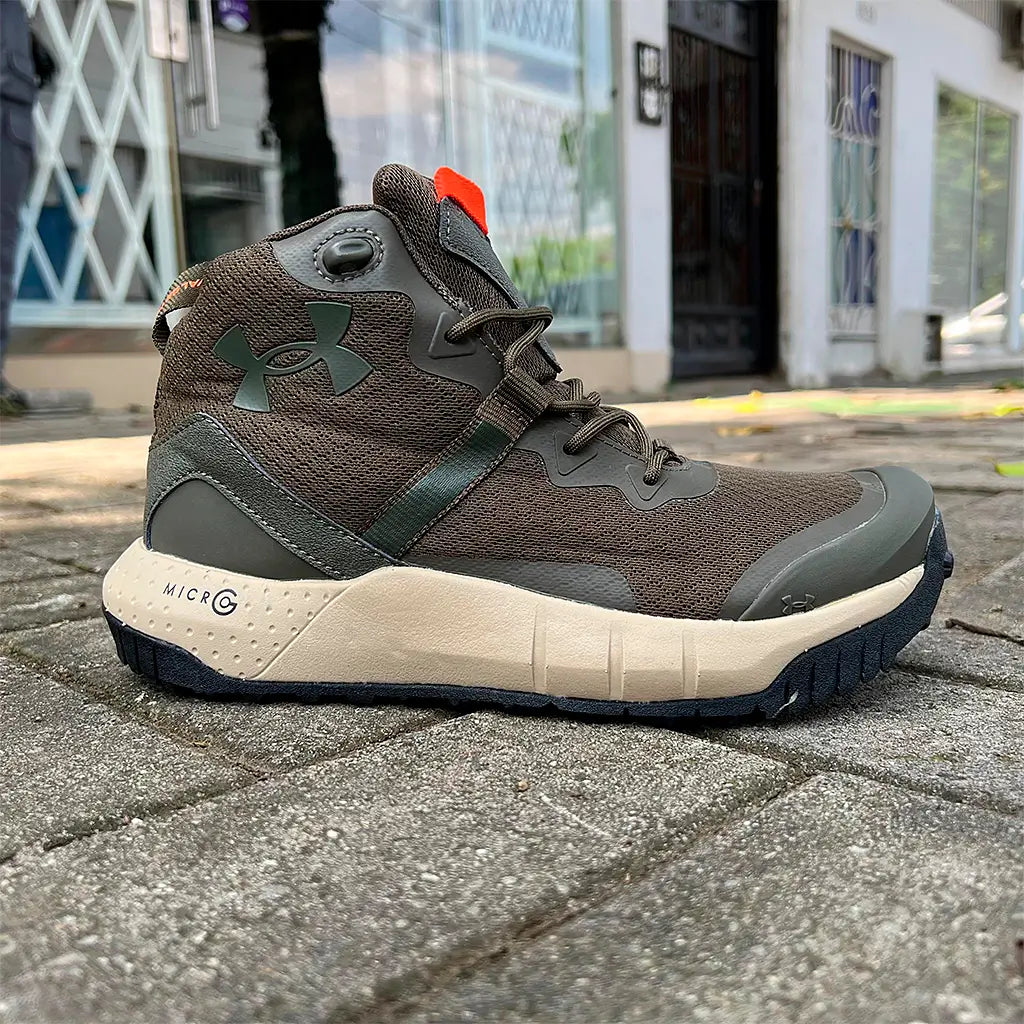 Bota Micro G Caña Media Verde Beige