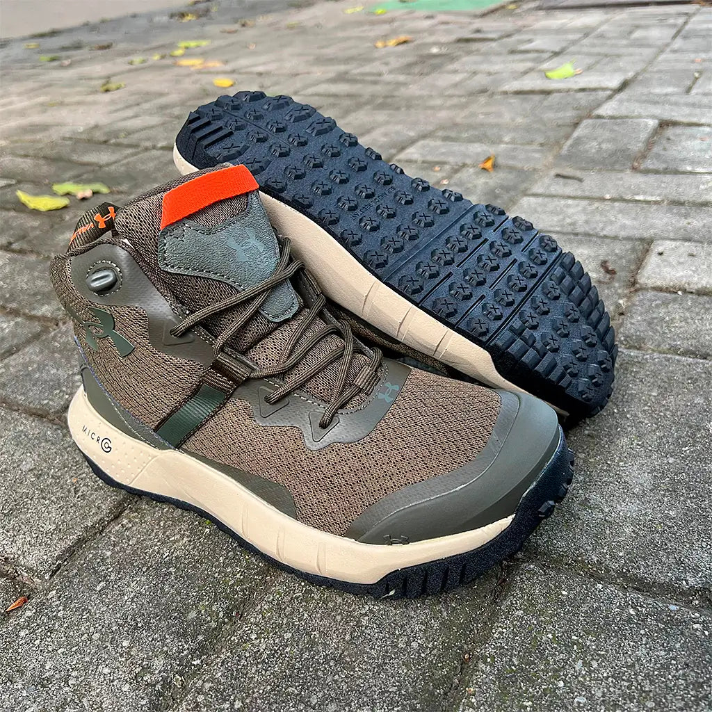 Bota Micro G Caña Media Verde Beige