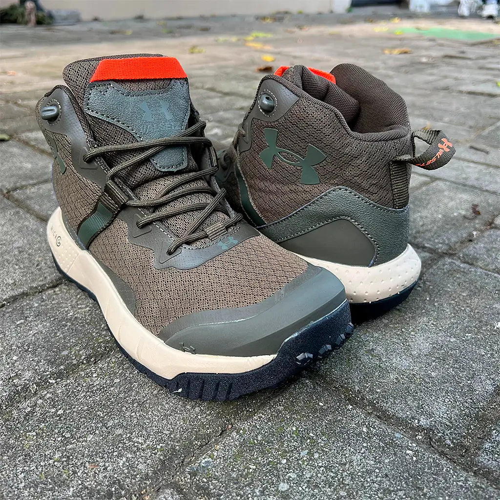 Bota Micro G Caña Media Verde Beige