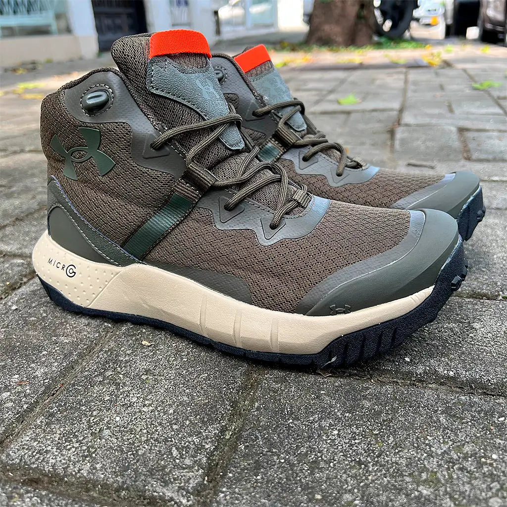 Bota Micro G Caña Media Verde Beige