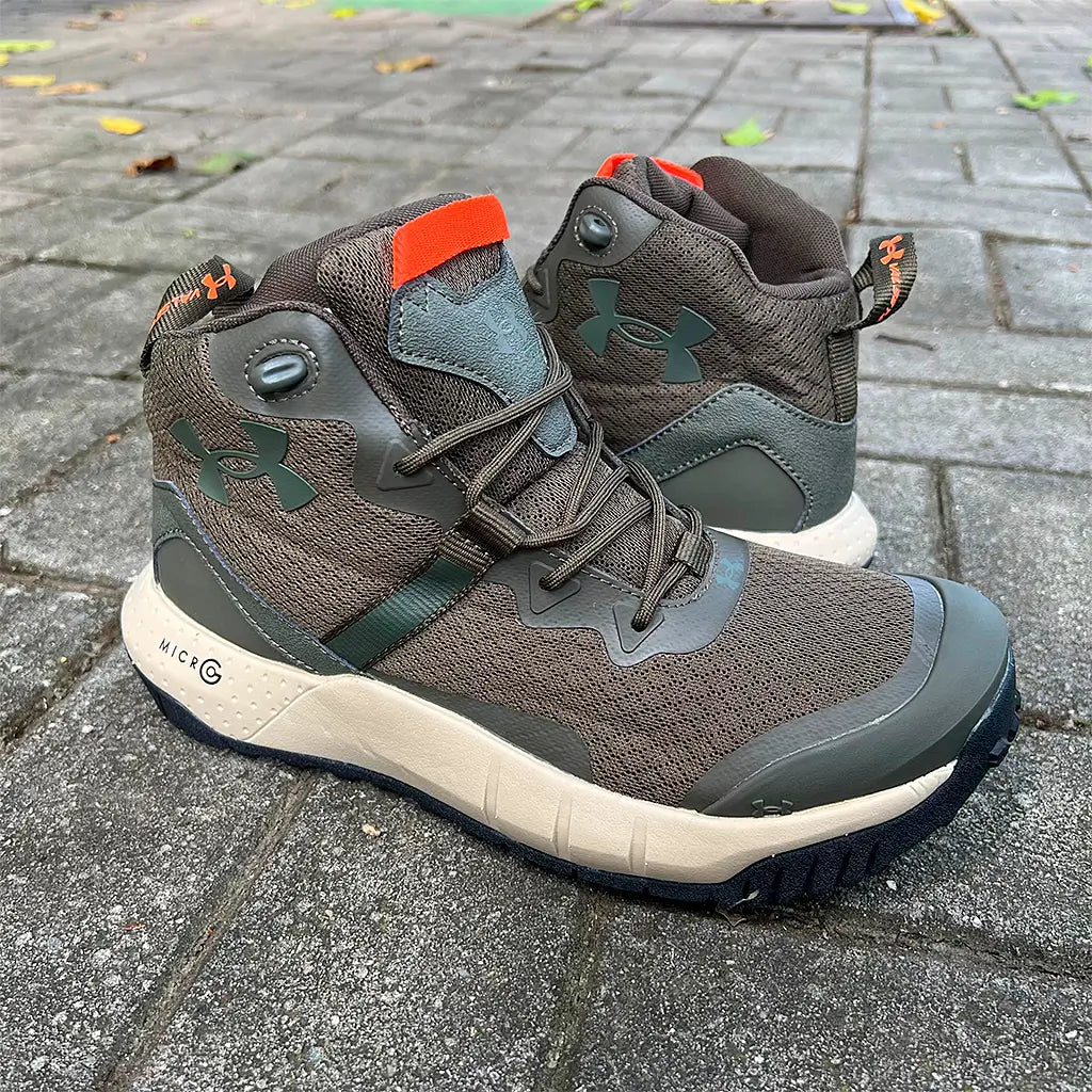 Bota Micro G Caña Media Verde Beige