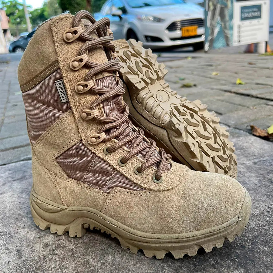 Bota Tenis Cremallera Caña Alta Arena