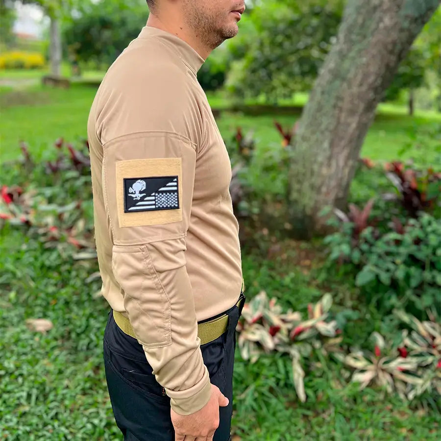 Buzo Tactico Licrado Beige