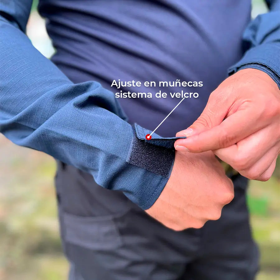 Buzo Tactico Combat Azul
