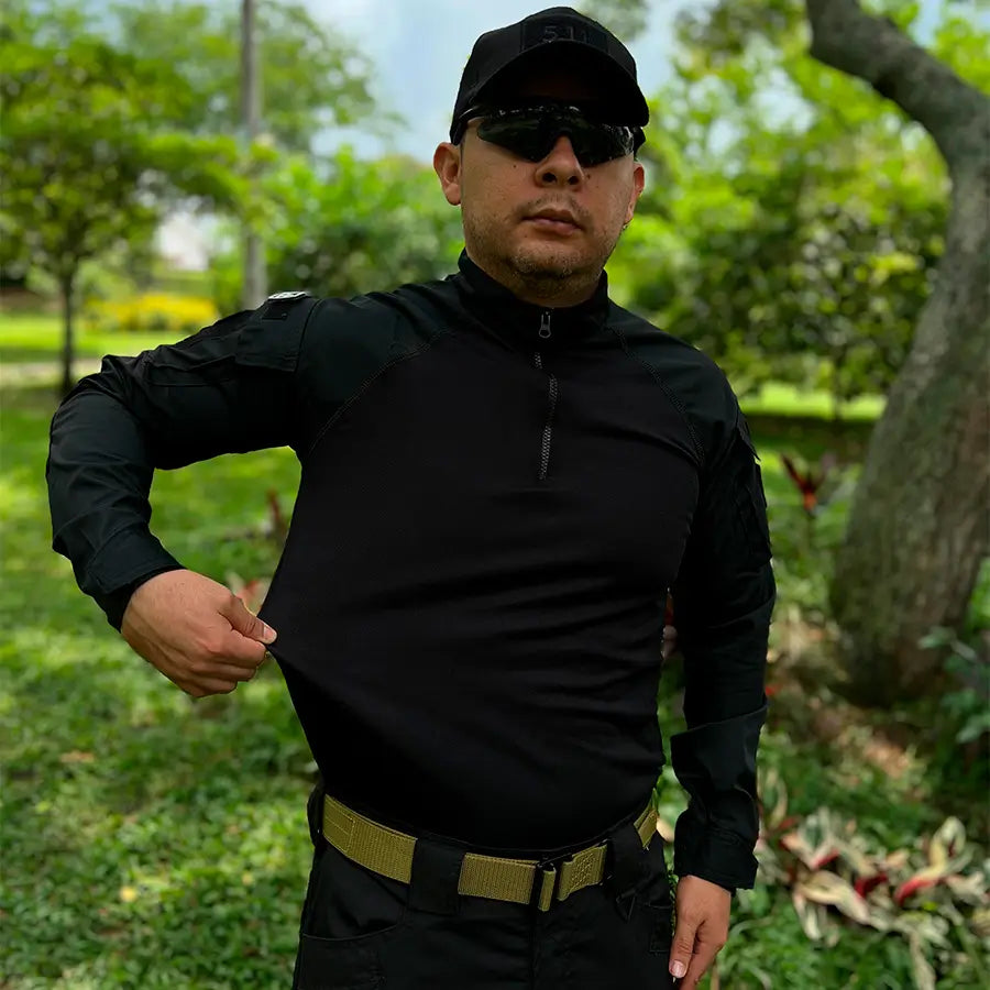 Buzo Tactico Combat Negro