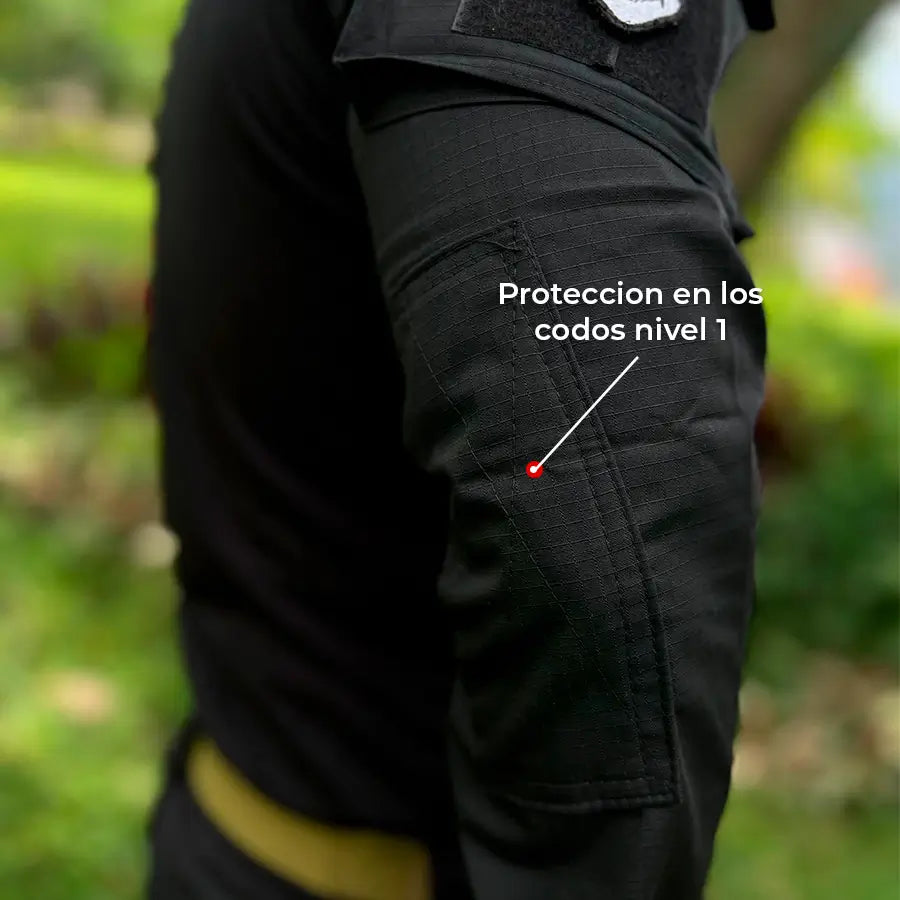 Buzo Tactico Combat Negro