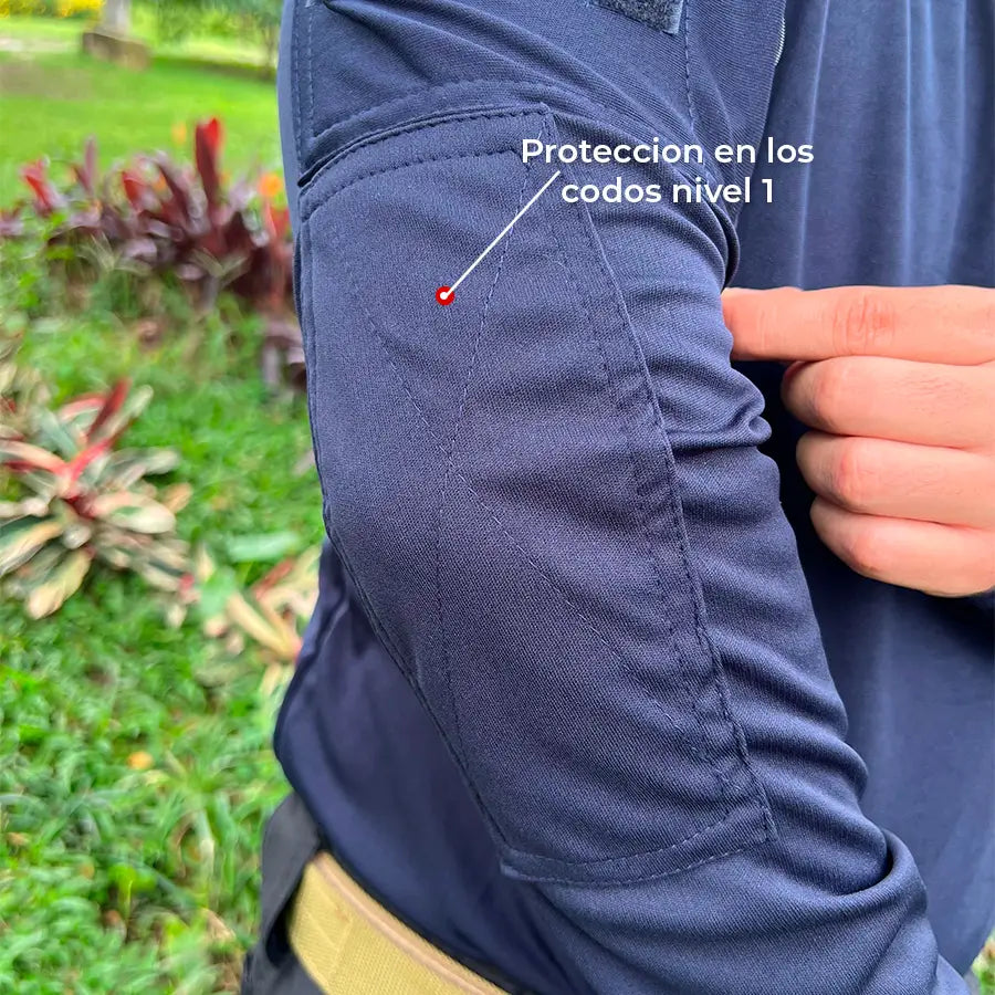 Buzo Tactico Licrado Azul