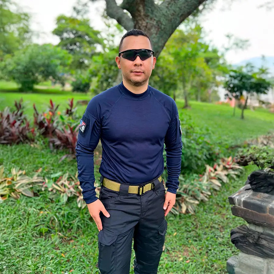 Buzo Tactico Licrado Azul