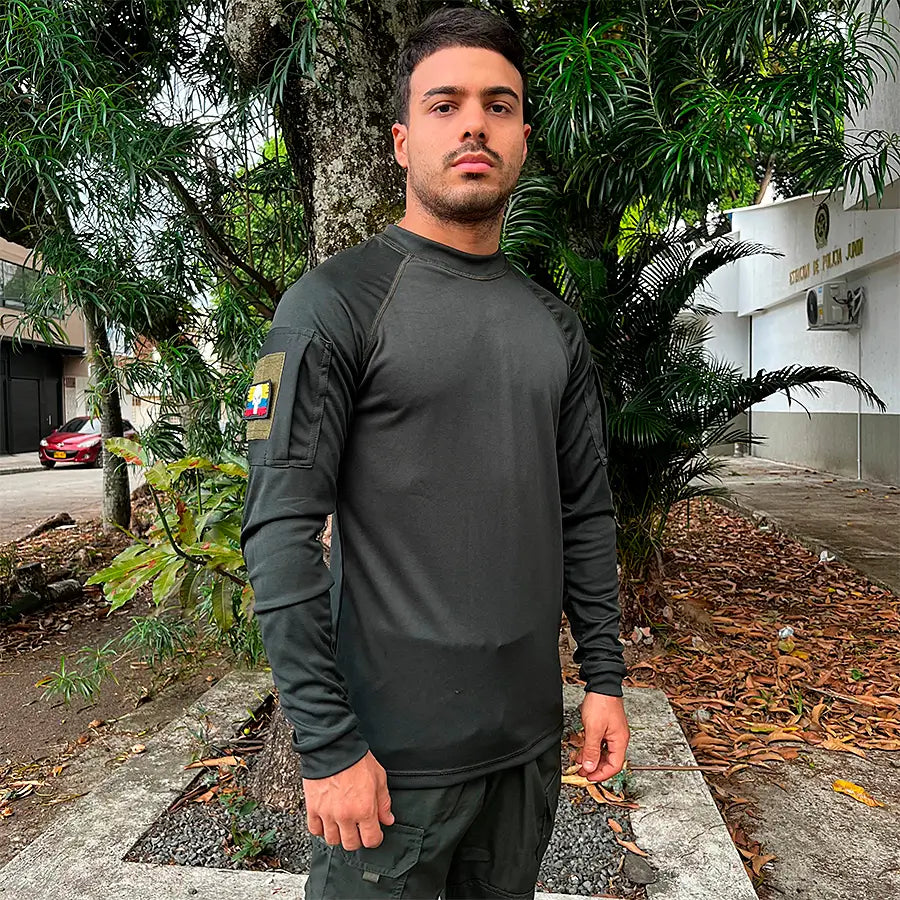 Buzo Tactico Licrado Verde