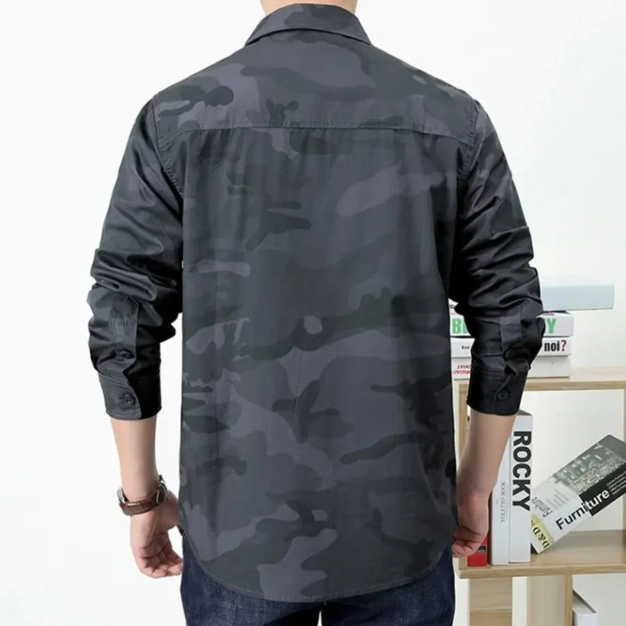CAMISA EG0727 MULTICAM AZUL