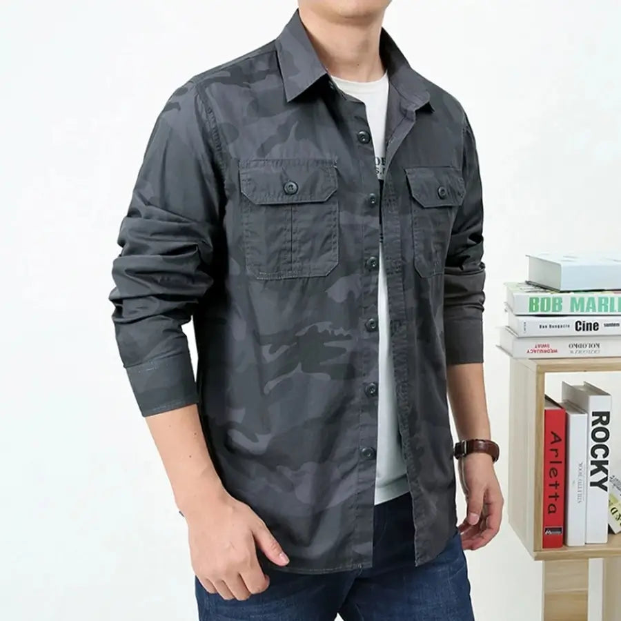 CAMISA EG0727 MULTICAM AZUL