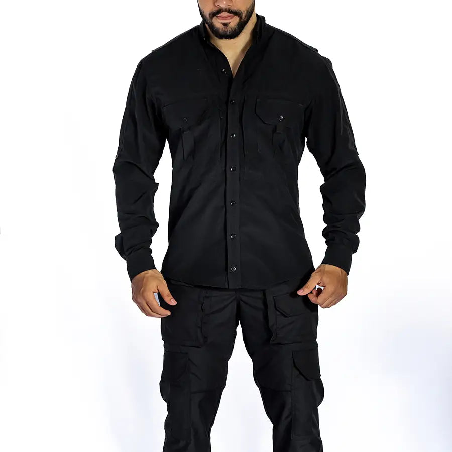 Camisa Presidencial Negra