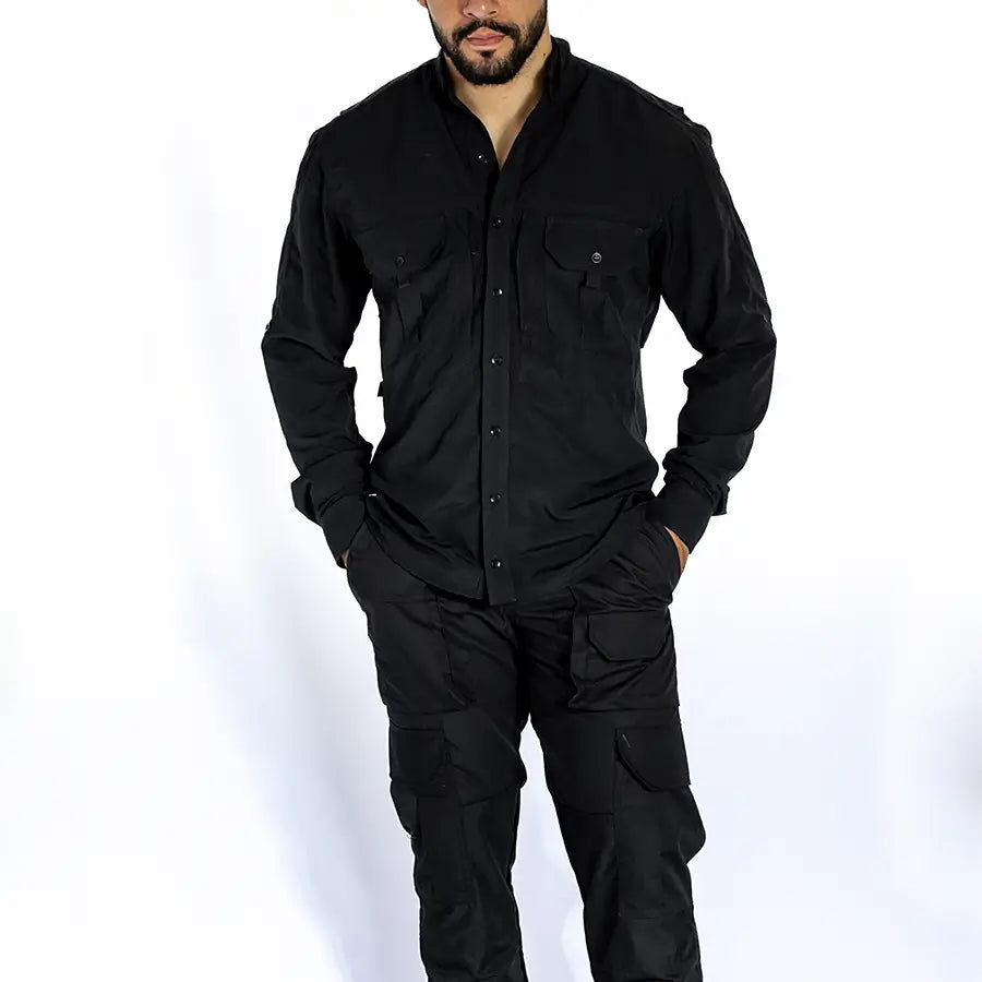 Camisa Presidencial Negra