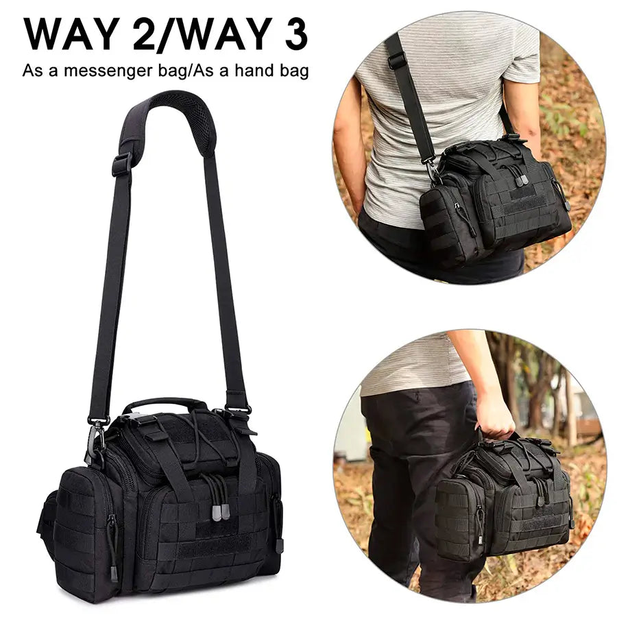 Canguro De Asalto Molle 13L Negro