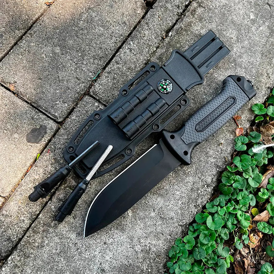 Cuchillo Brujula 4018B Gris