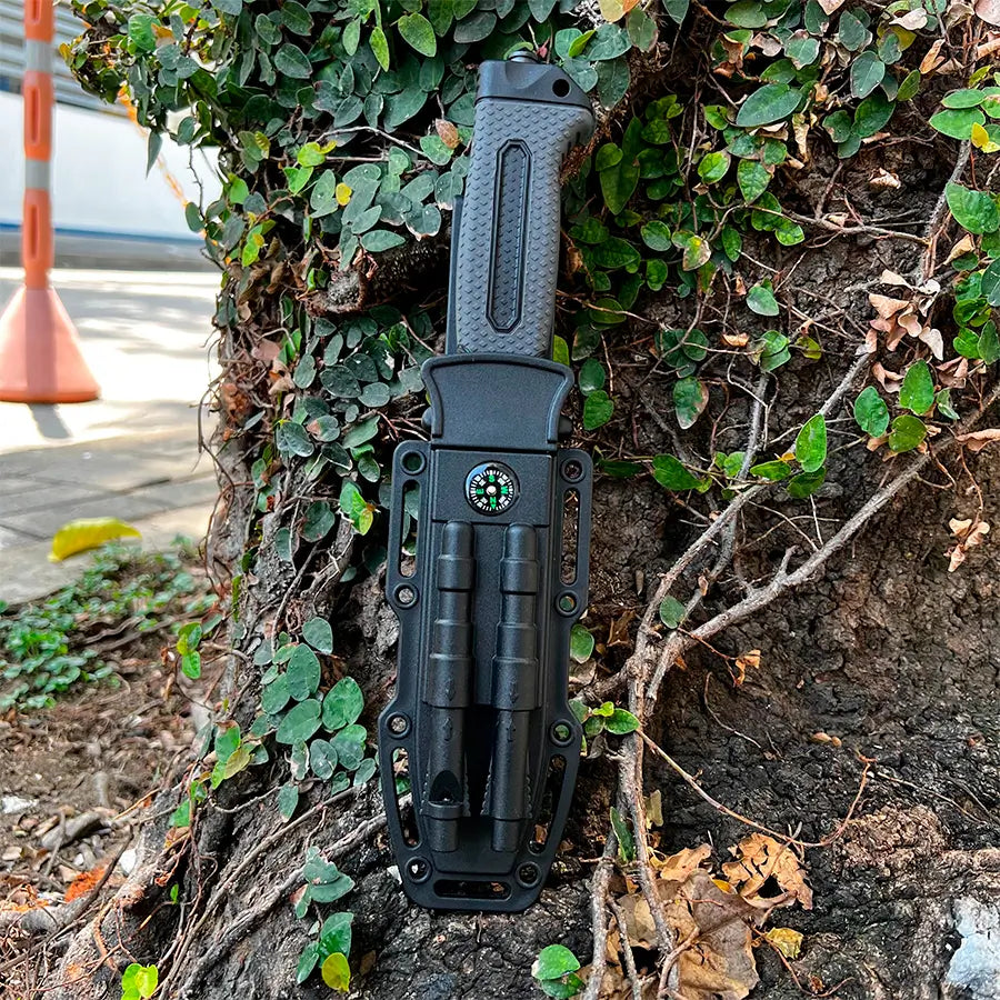 Cuchillo Brujula 4018B Gris