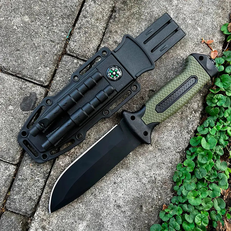 Cuchillo Brujula 4018B Verde