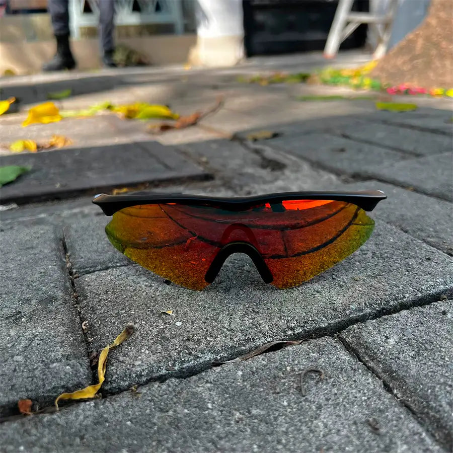 Gafas tipo oakley murcielago 5 lentes