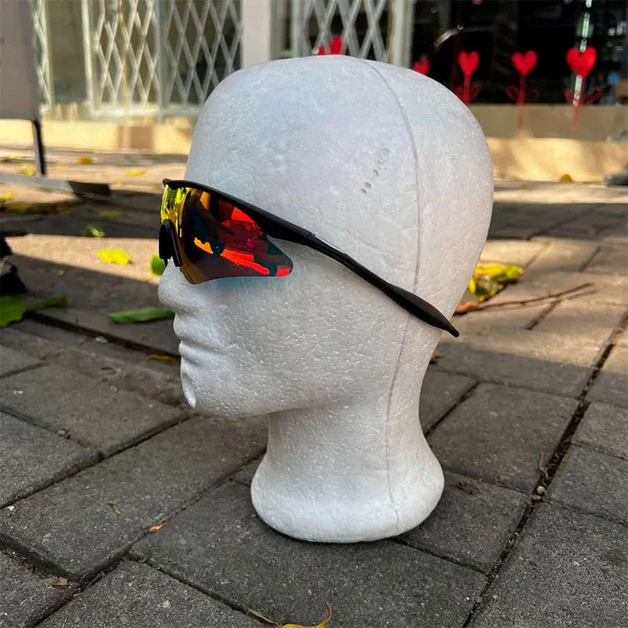 Gafas tipo oakley murcielago 5 lentes