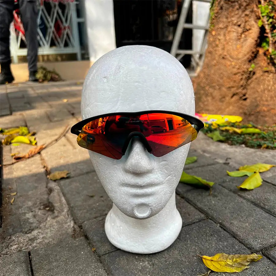 Gafas tipo oakley murcielago 5 lentes