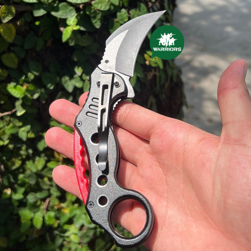 Navaja Karambit negro rojo RF-048