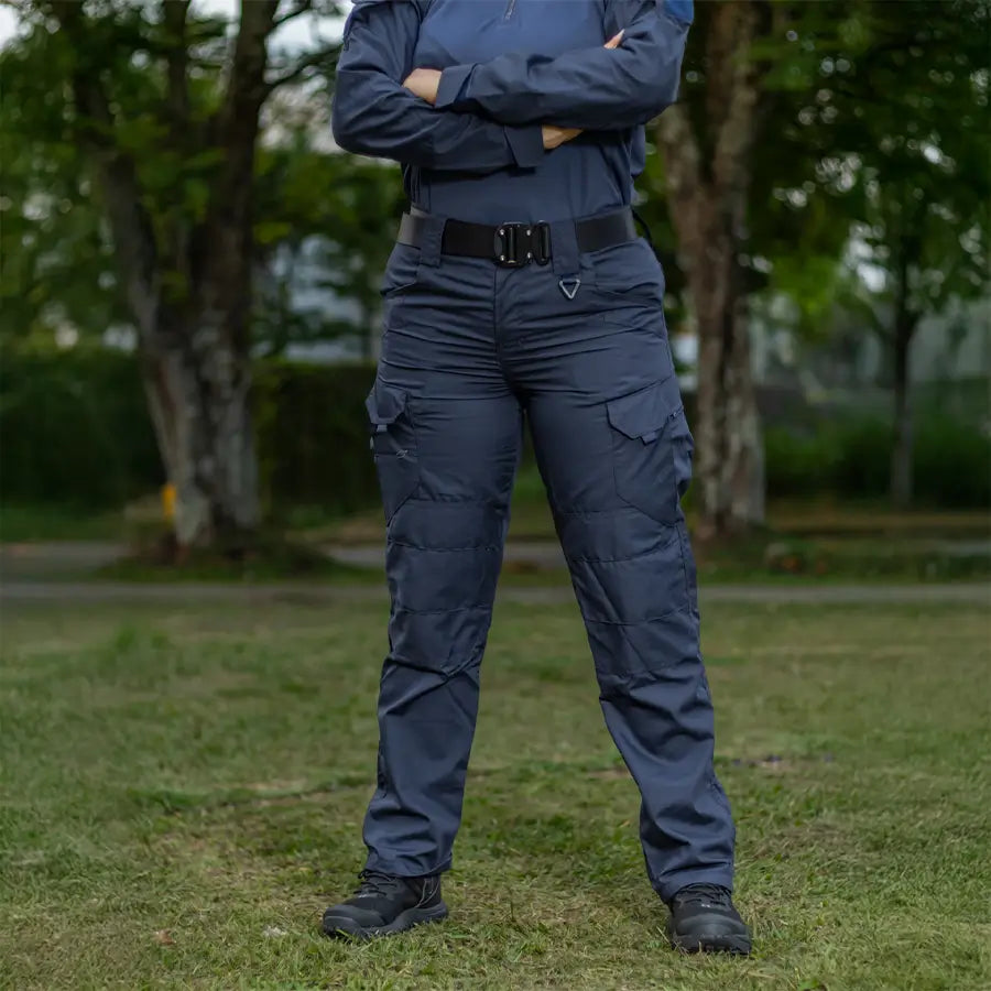 Pantalon Tactico Cargo 10 Bolsillos Azul