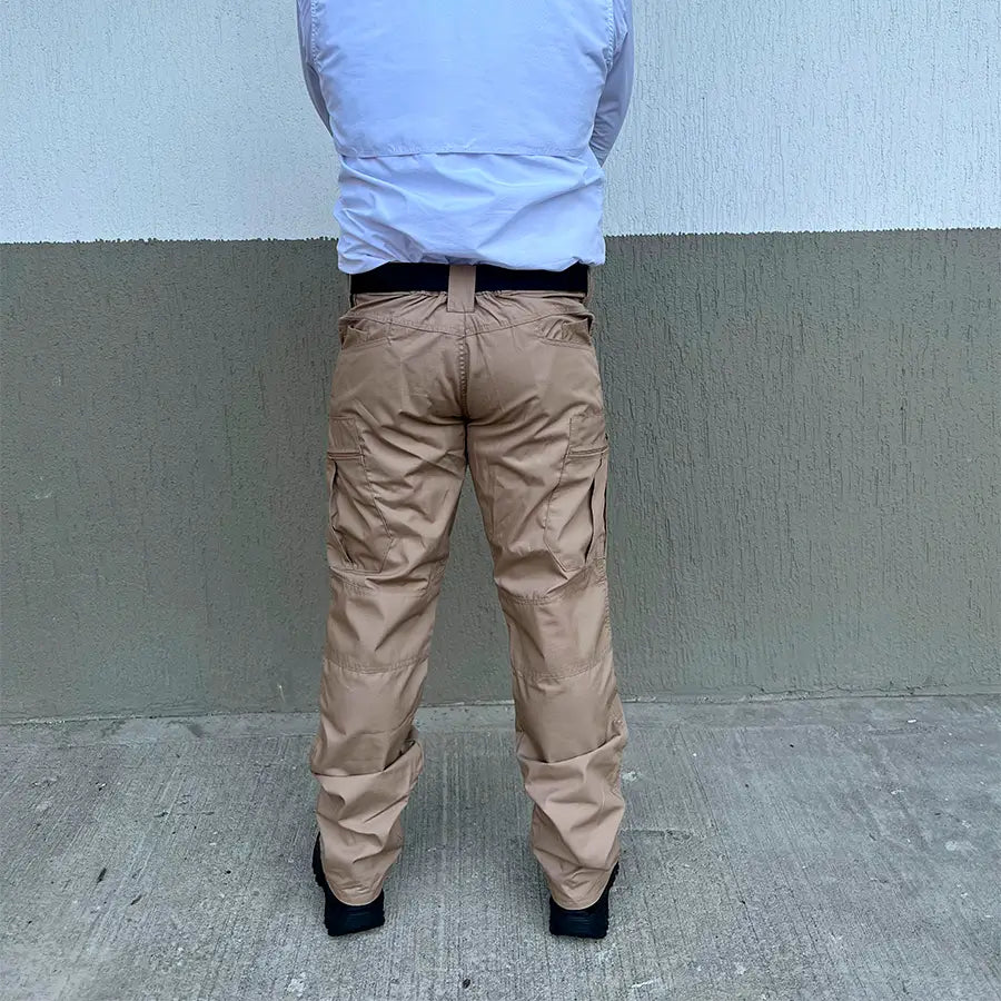 Pantalon Tactico Cargo 10 Bolsillos Beige
