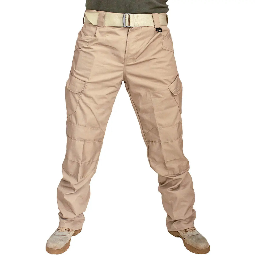 Pantalon Tactico Cargo 10 Bolsillos Beige