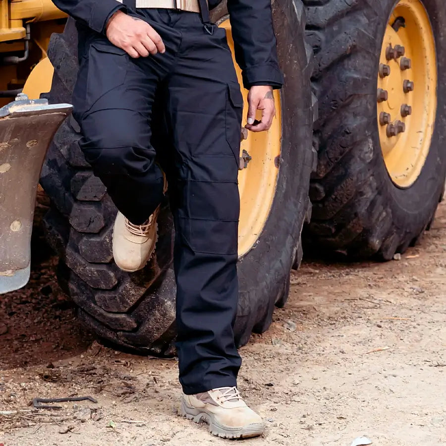 Pantalon Tactico Cargo 10 Bolsillos Negro