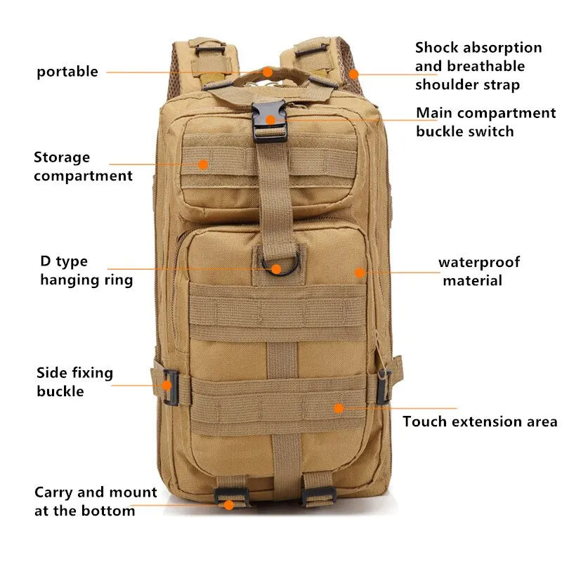Morral tactico 25L 758-11