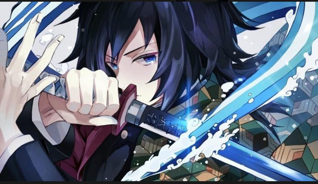 Espada Katana Giyu Tomioka, Samurái, Anime, Cazador de demonios