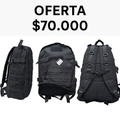Morral Táctico 45 litros Negro EG0634