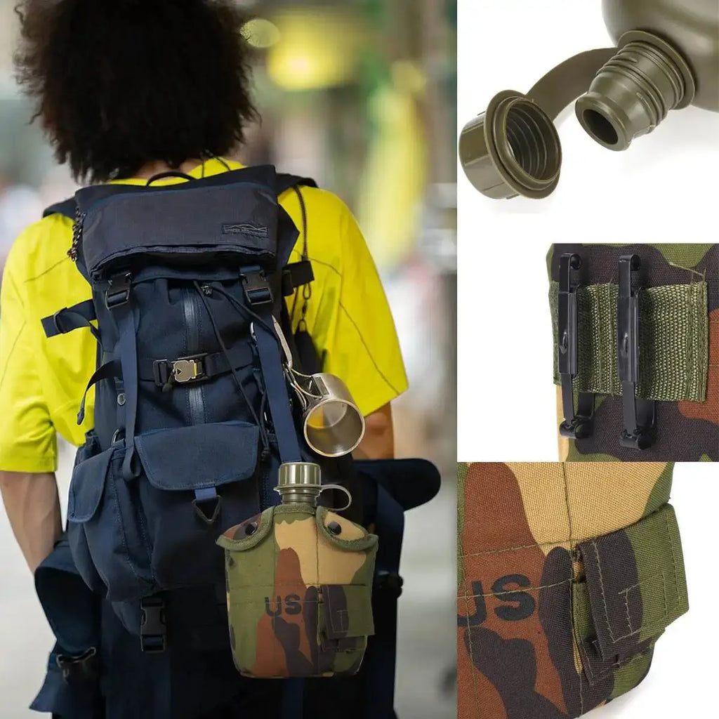 Cantimplora 3 Piezas Camuflado