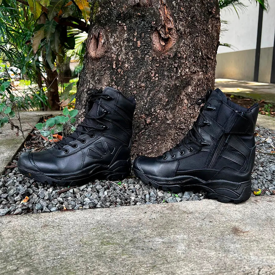 Bota Battes Caña Media Negro