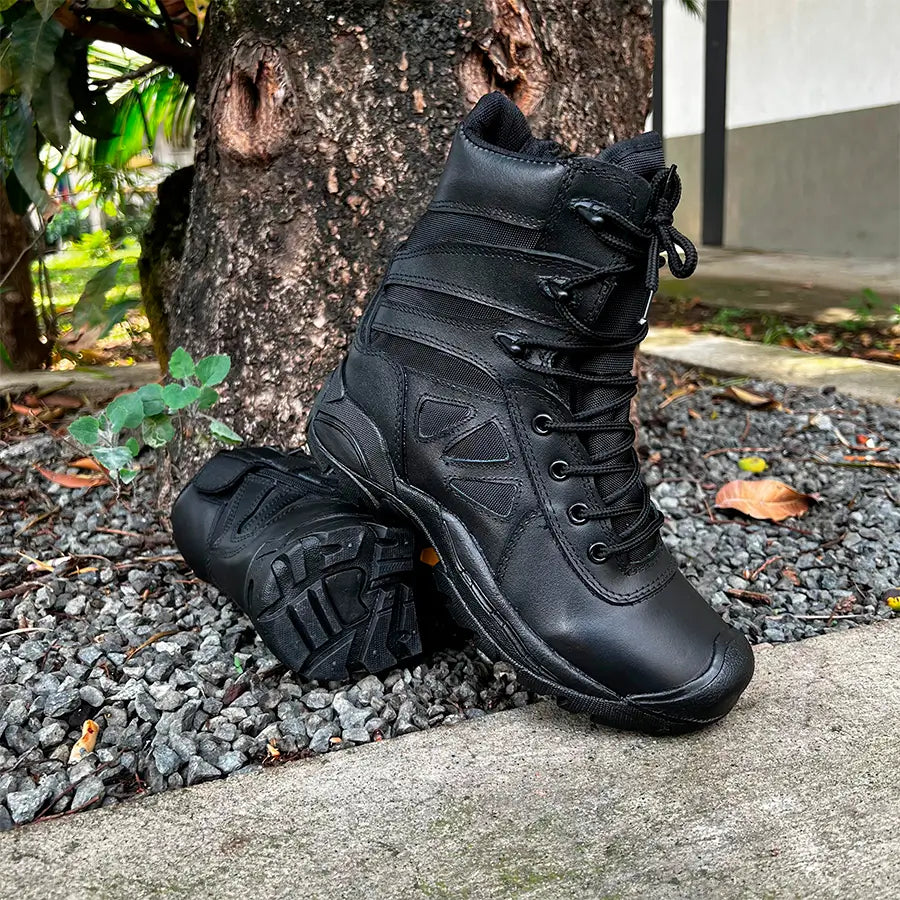 Bota Battes Caña Media Negro