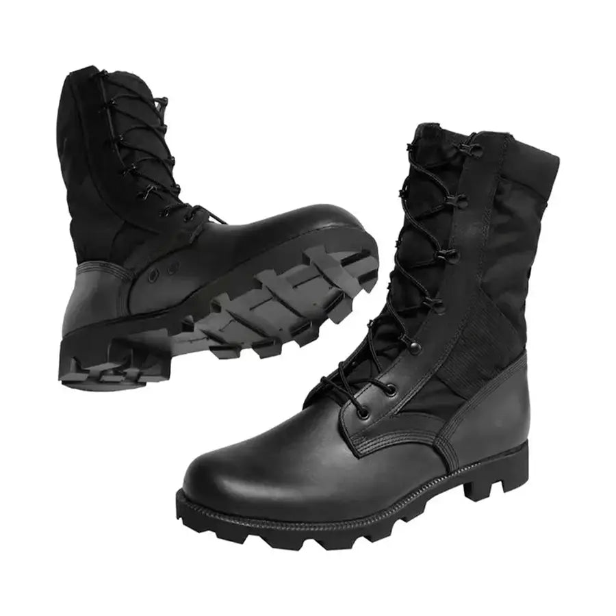 Bota Lona Jungla Caña Alta Negro
