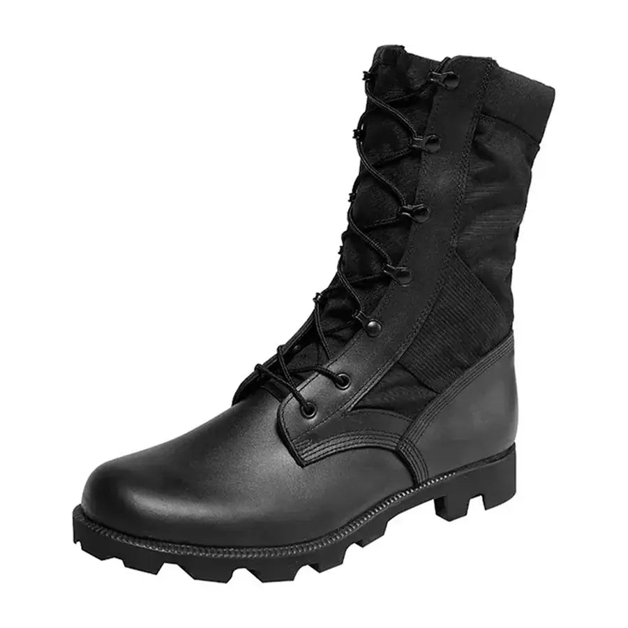 Bota Lona Jungla Caña Alta Negro