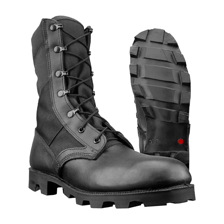 Bota Lona Jungla Caña Alta Negro