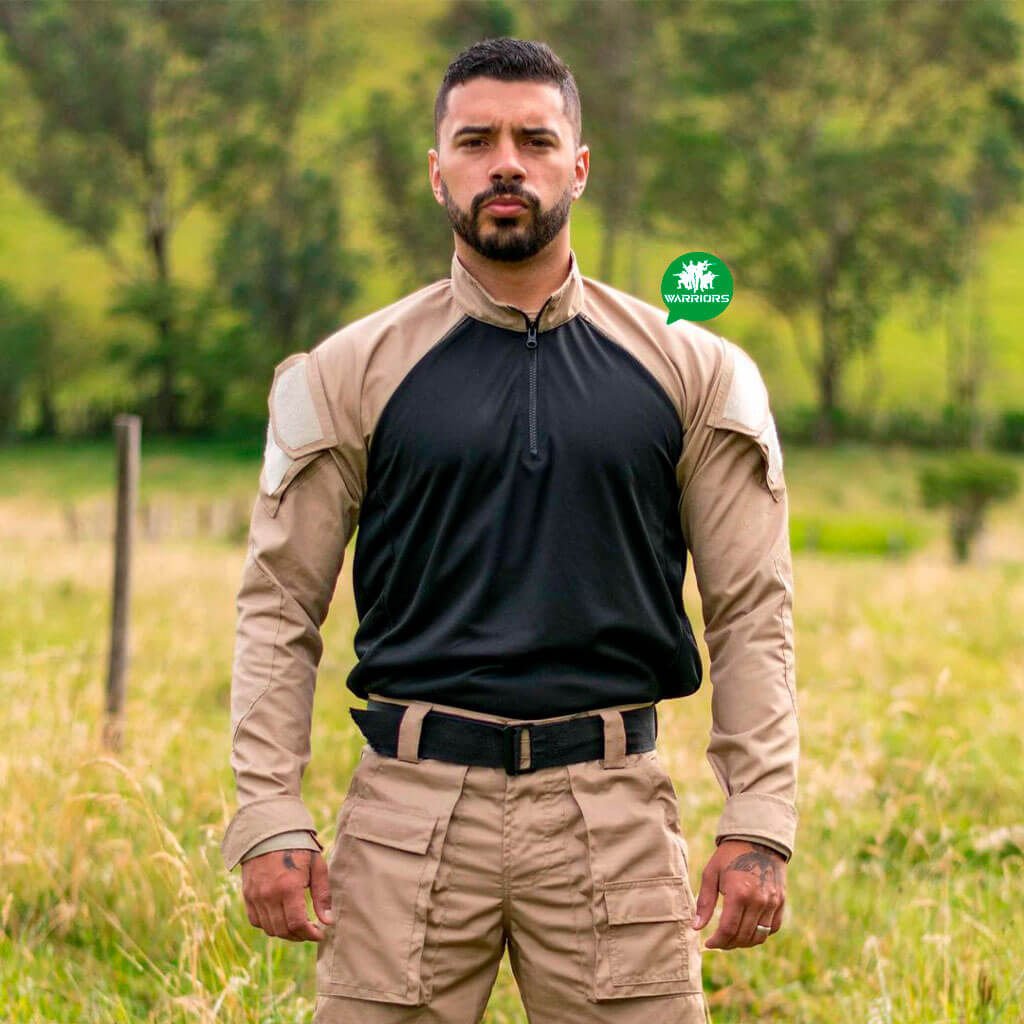 Buzo Tactico Combat Negro Beige