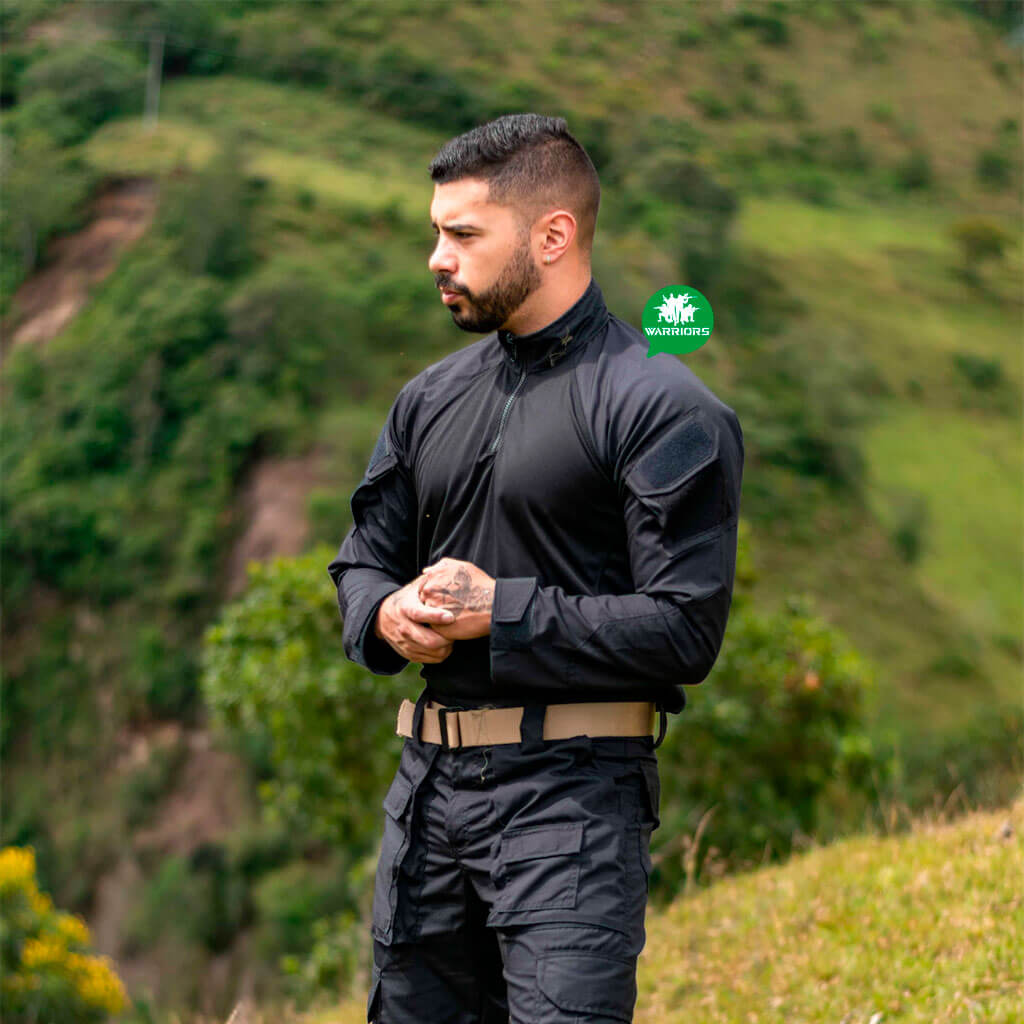 Buzo Tactico Combat Negro