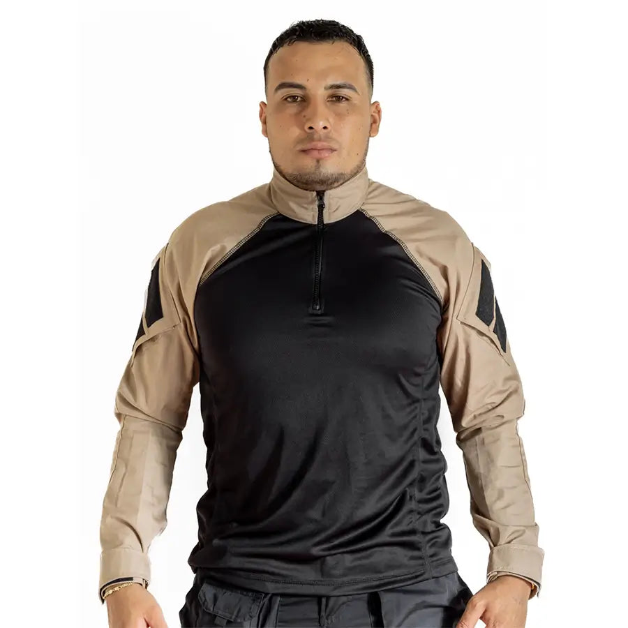 Buzo Tactico Combat Negro Beige