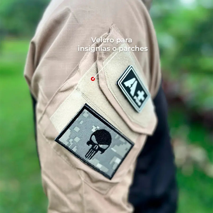 Buzo Tactico Combat Negro Beige