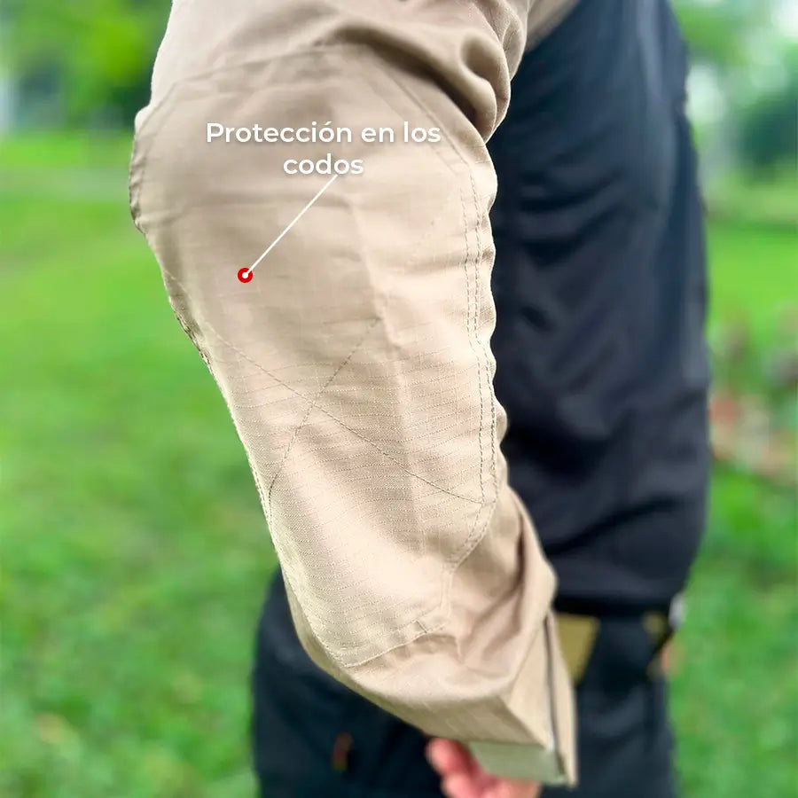 Buzo Tactico Combat Negro Beige