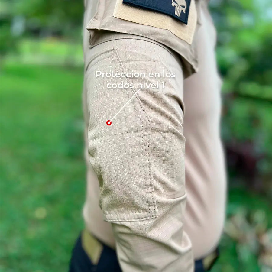 Buzo Tactico Combat Beige