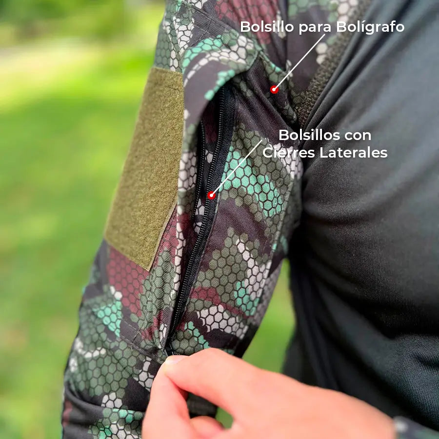 Buzo Tactico Licrado Camaleon