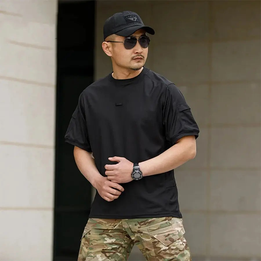 Camiseta Tactica EG0730 Negro
