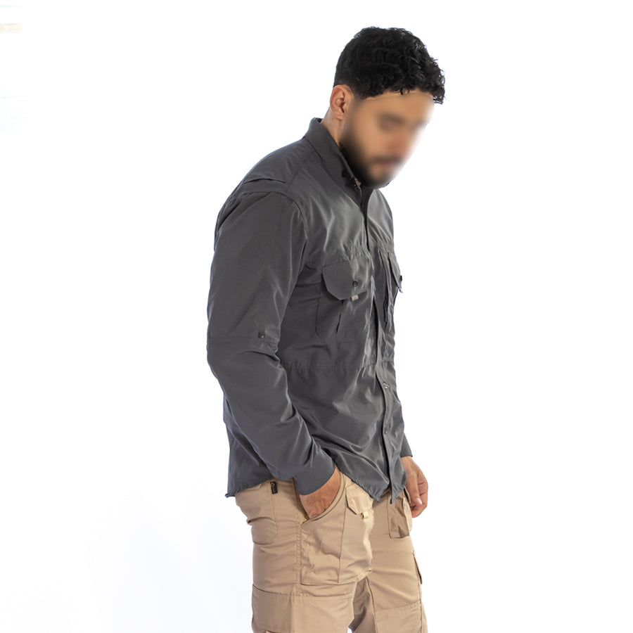 Camisa Presidencial Gris