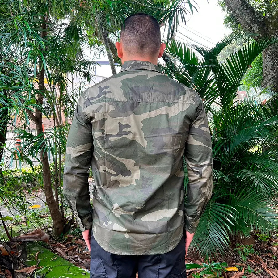 Camisa Tactica Camo Antiguo