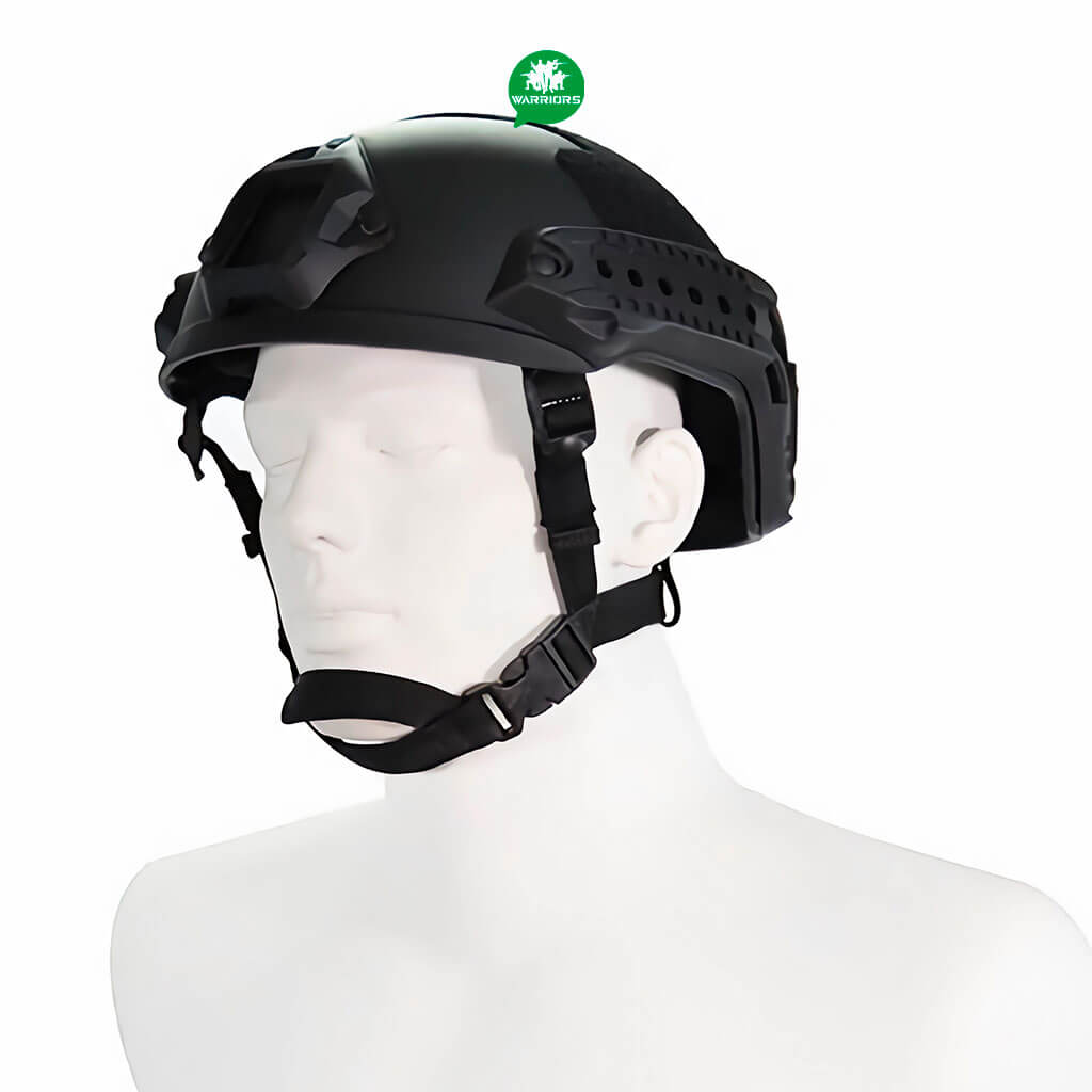 Casco Tactico Asalto Rapido ACH Corto Negro